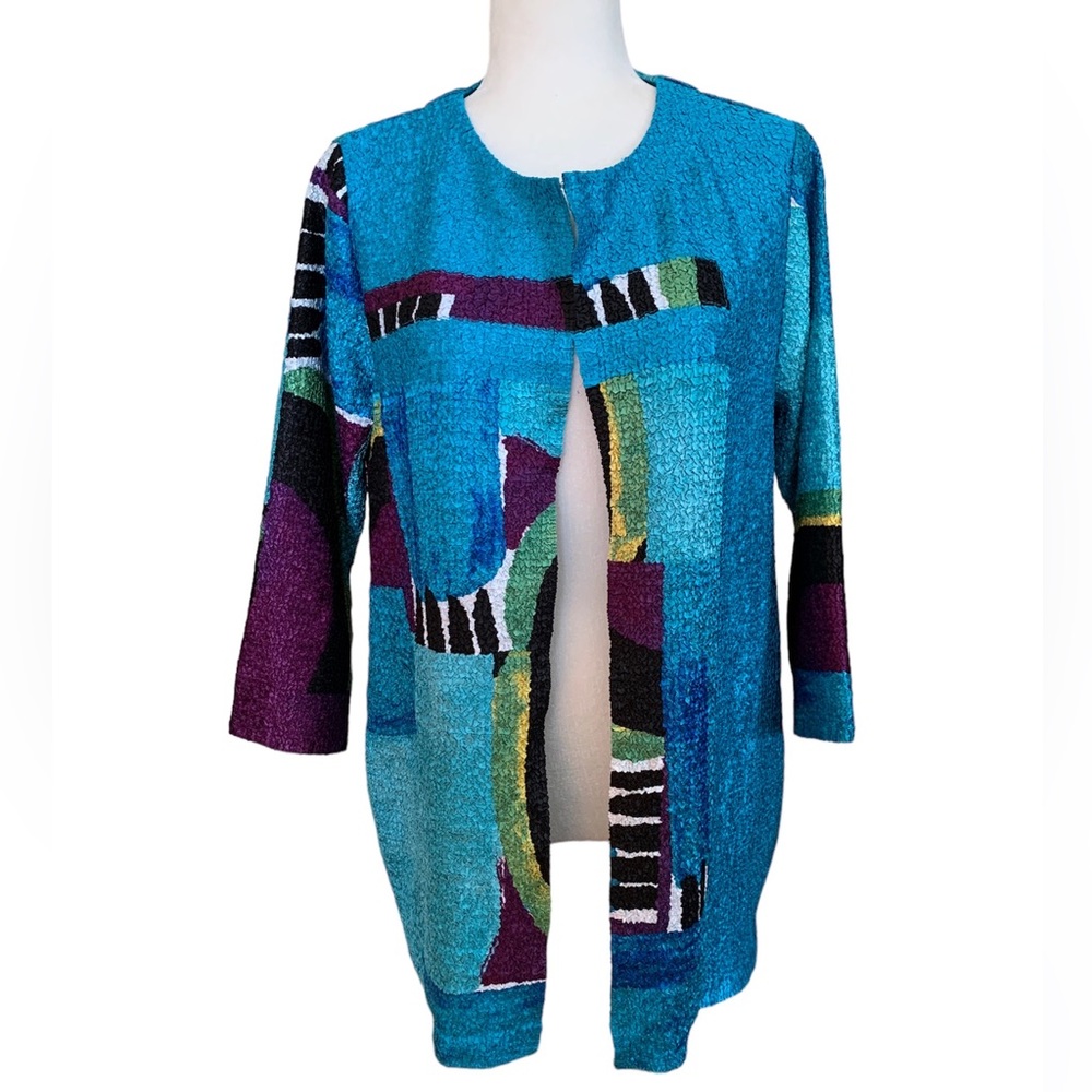 Vintage berek Abstract Light Jacket
